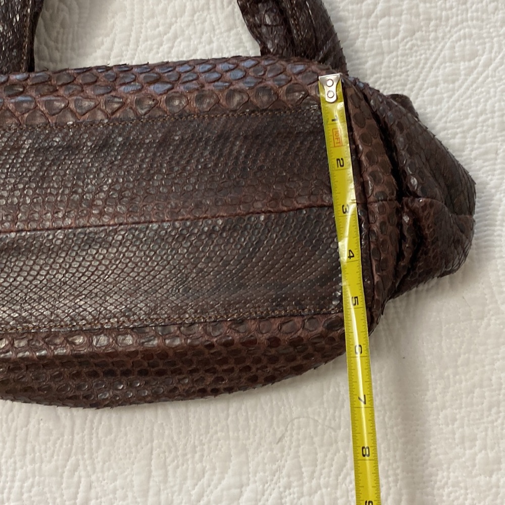 Python Snakeskin Shoulder Bag - Picture 7 of 17